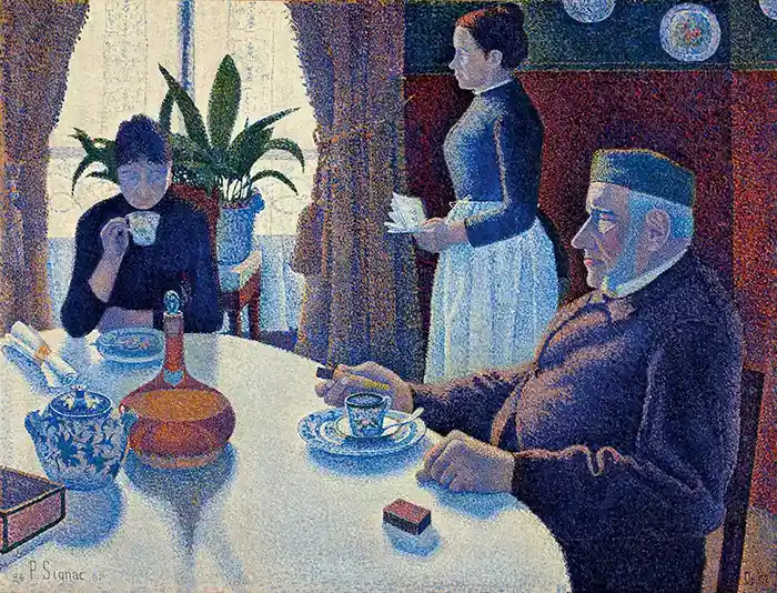 The dining room